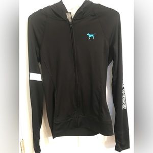 PINK zip up lightweight jacket size small in great condition